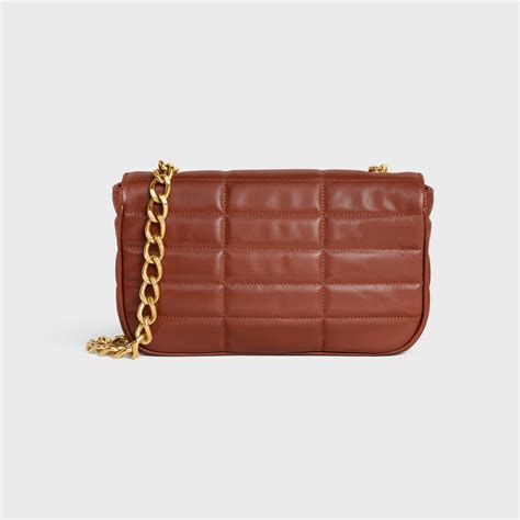 Chain Shoulder Bag Matelasse Monochrome Celine in Quilted 